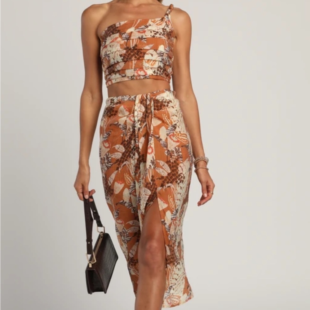 Lulus something wild matching set size small NWT